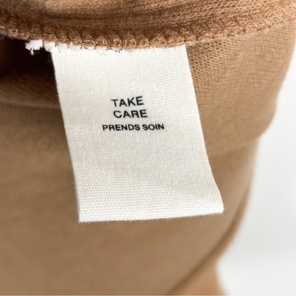 Avec Les Filles Anthropologie Tan Boyfriend Shacket Sz S - Picture 7 of 8